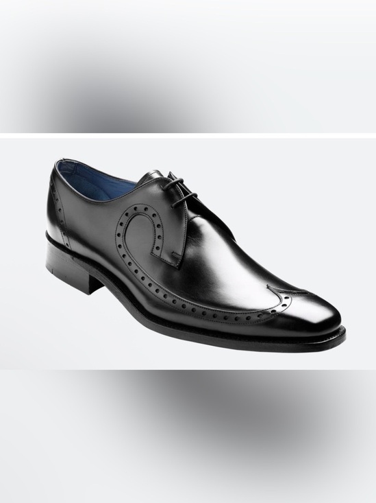 Barker Woody - Black Calf Derby Size 8.5 US Retail $450 main image 5